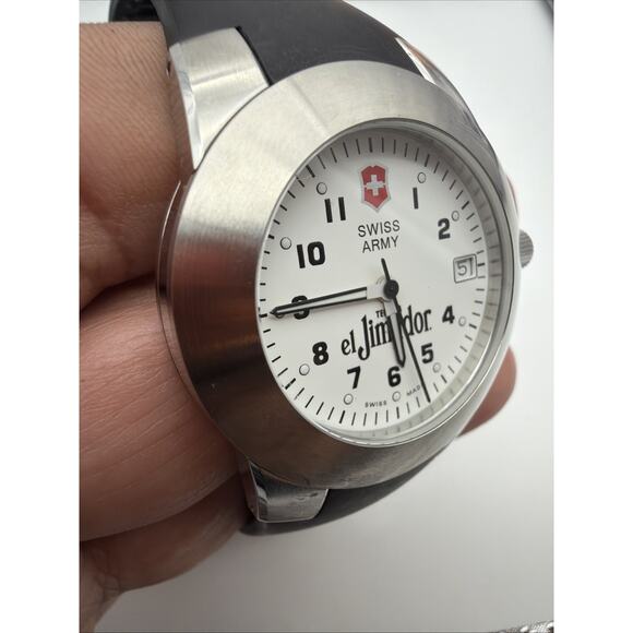 Men\'s 38mm Silver Tone Victrinox Swiss Made Swiss Army Watch Tequila El Jimador main image 6